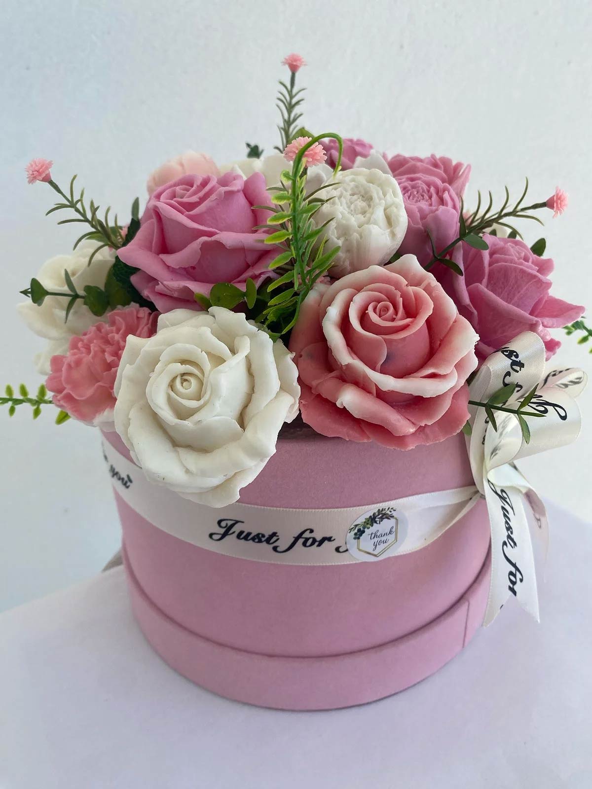 Extra Large Luxury Soap Flower Basket – Handcrafted Art for Generous Gatherings