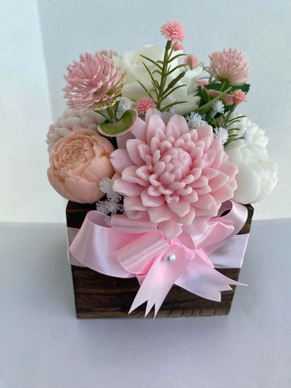 Small Luxury Soap Flower Collection – Petite Perfection for Discerning Tastes