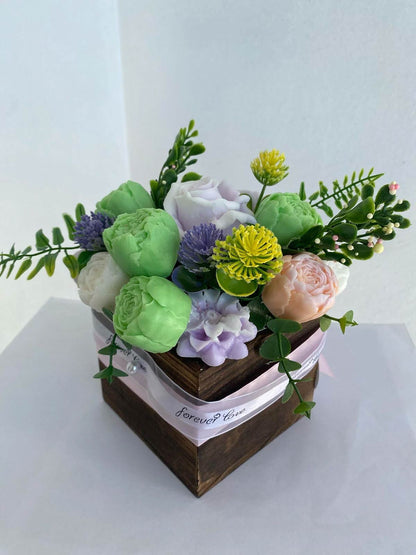 Small Luxury Soap Flower Collection – Petite Perfection for Discerning Tastes