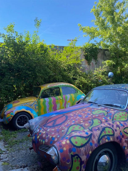 RARE PAINTED CLASSIC VWs – RUNNING ART ON WHEELS